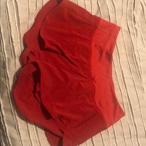 Outdoor voices red Hudson shorts